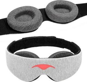 Manta Original Sleep Mask - Maximum Blackout Sleep Mask for Deep Sleep, Adjusts